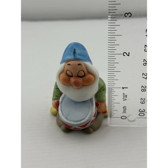 Vintage Schmid Ceramic Disney "Sleepy w/ Drums" 1987 50th Ann. Collection - Picture 7 of 9